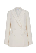 Load image into Gallery viewer, Rappalo Blazer Ivory Crepe