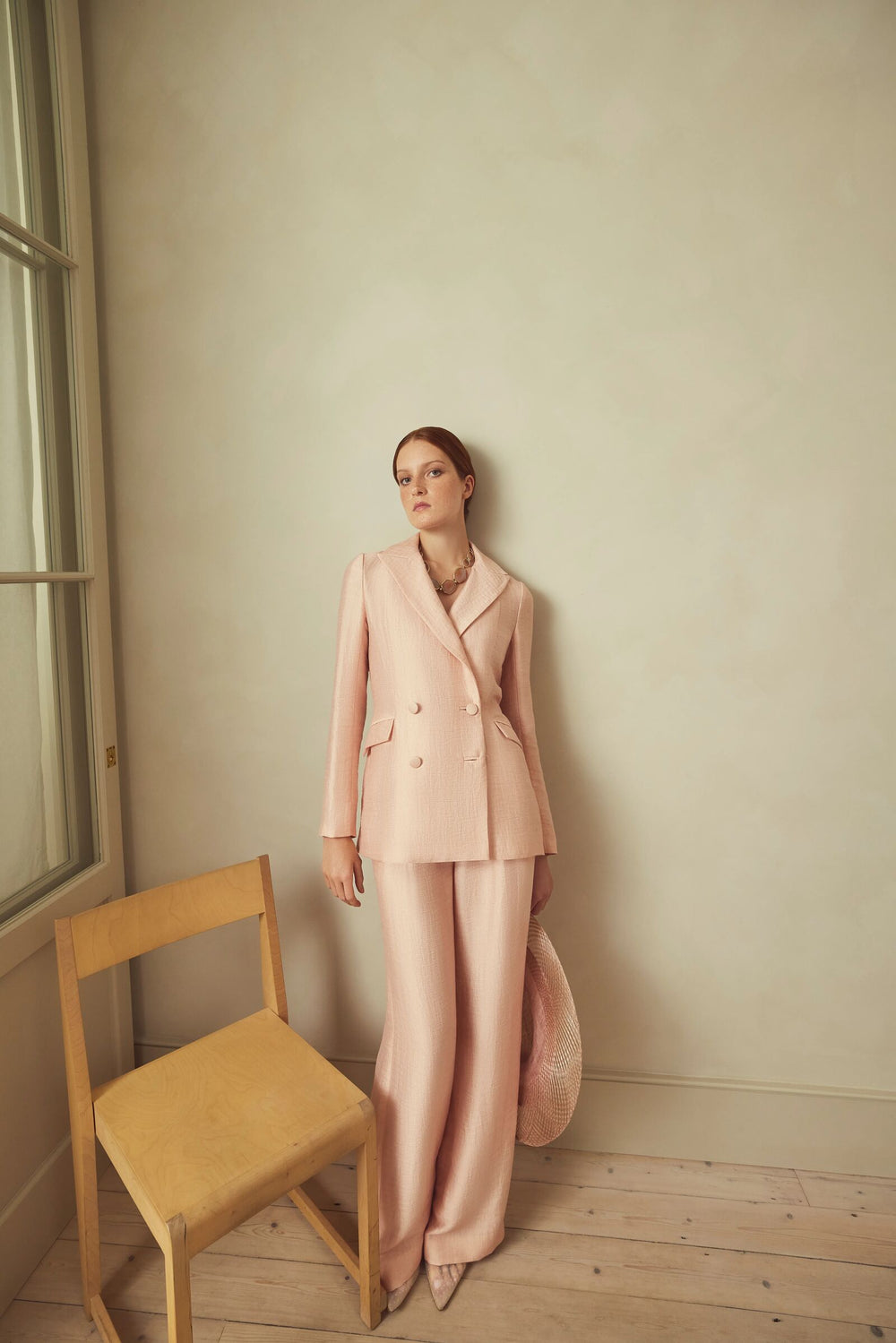 Load image into Gallery viewer, Rappalo Pink Luxe Linen Suit
