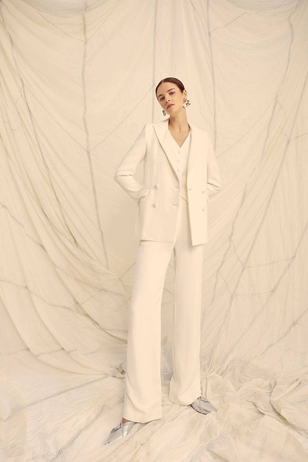 Load image into Gallery viewer, Rappalo Trousers Stretch Crepe