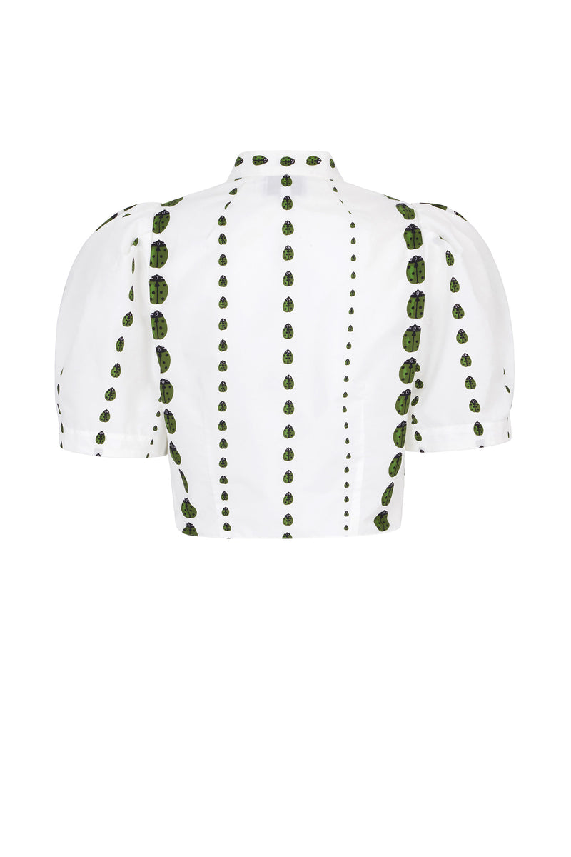 Load image into Gallery viewer, Rebecca Cotton Shirt Ladybirds