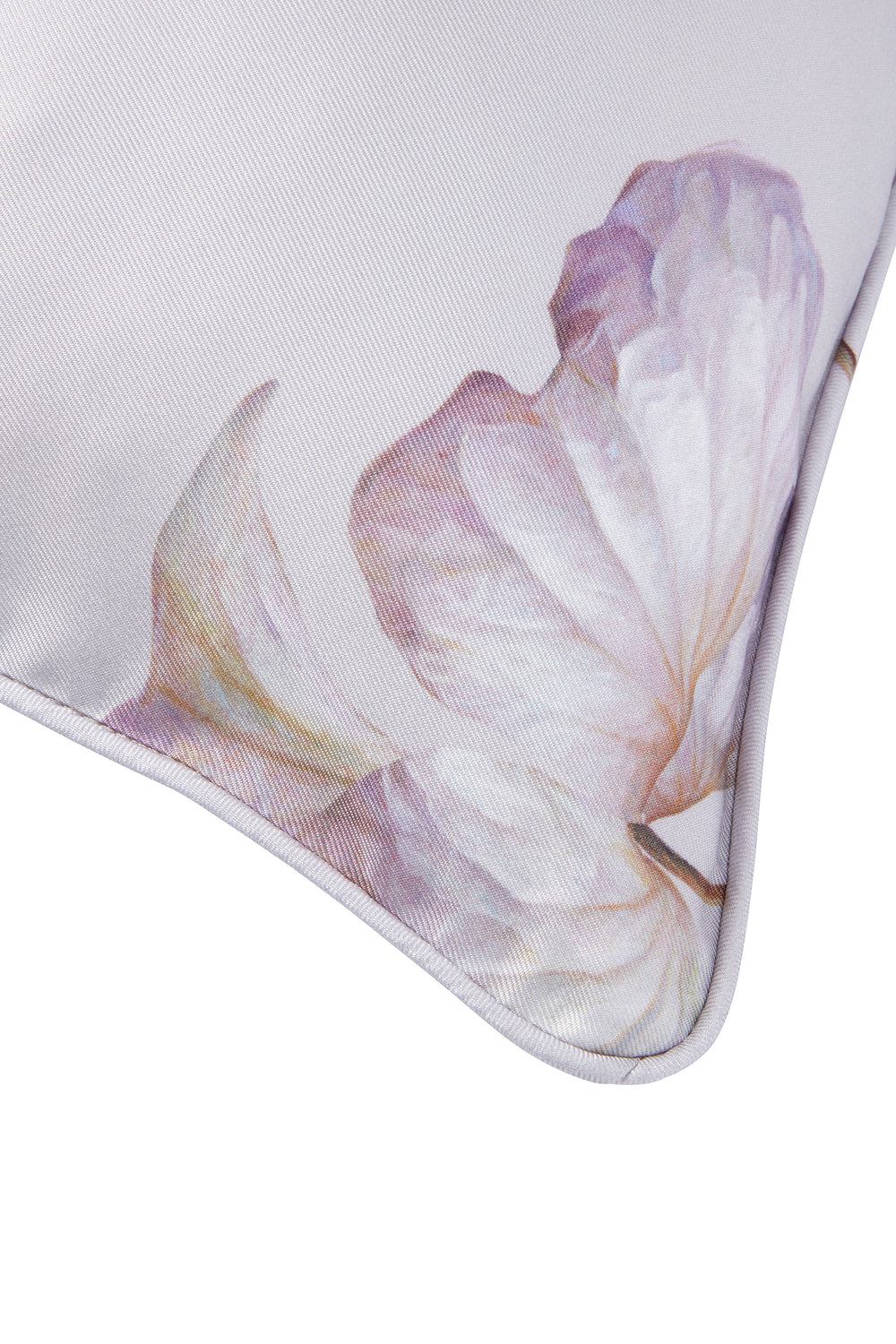 Load image into Gallery viewer, Slim Rectangular Throw Pillows Silk Twill Hydrangea Leaves Taupe x MarieLuise Bantel