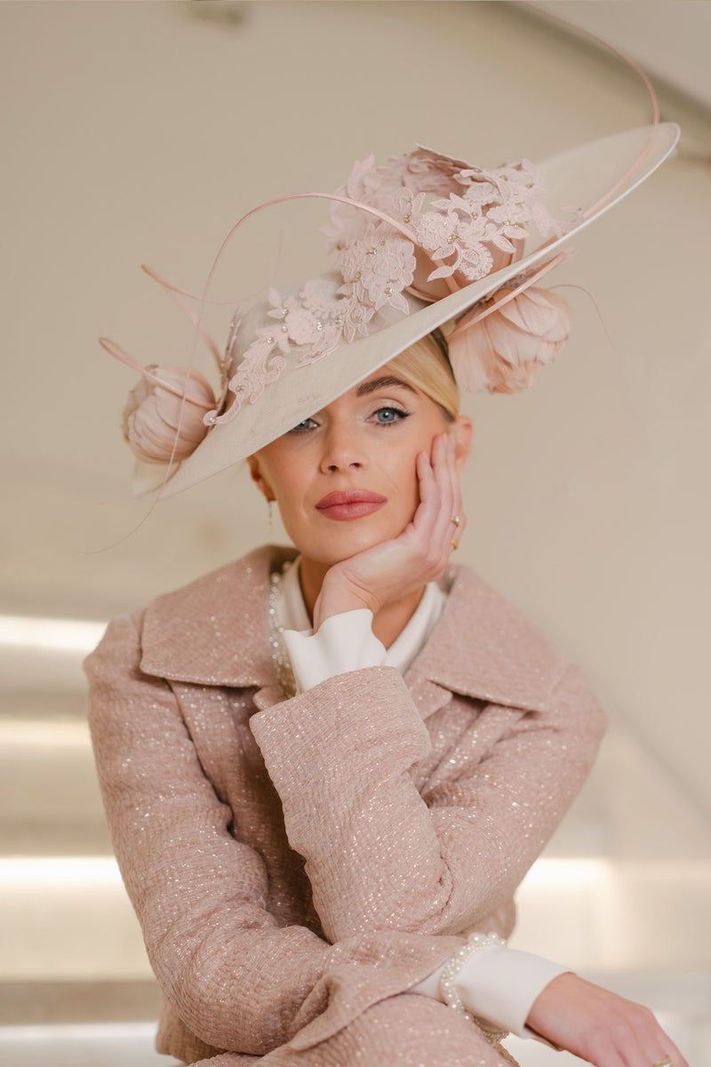 Load image into Gallery viewer, Remy Cropped Jacket Rose Glimmer Weave ARCHIVE SALE