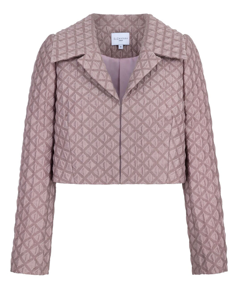 Load image into Gallery viewer, Pippa &amp; Remy Vintage Pink Diamond Cloqué Set - ARCHIVE SALE