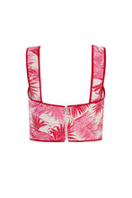 Load image into Gallery viewer, Remy Structured Bodice Top Palm Jacquard