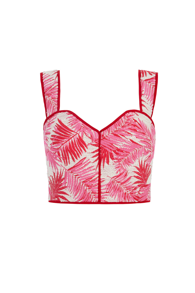 Load image into Gallery viewer, Remy Palm Jacquard 3 Piece Set - ARCHIVE SALE