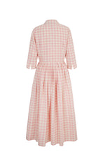 Load image into Gallery viewer, Renée Shirt Dress Pink and Cream Gingham