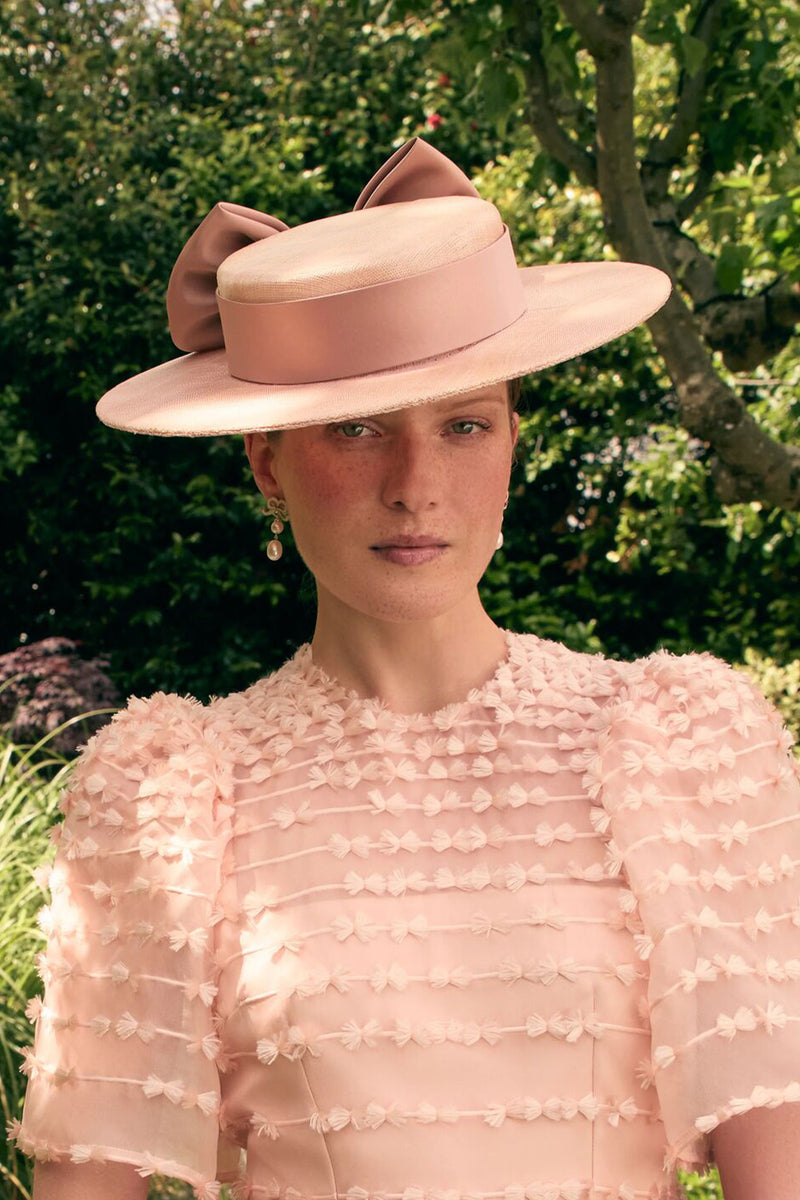 Load image into Gallery viewer, Riley Straw Boater x Emily London