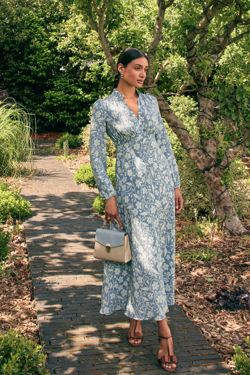 Load image into Gallery viewer, Love Story Silk Tea Dress x Rob Ryan