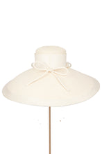 Load image into Gallery viewer, Imogen Pearl Cream Couture Straw Hat x Ruth Ravenscroft