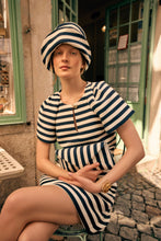 Load image into Gallery viewer, Ruthie Retro Stripe Mini Dress