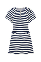 Load image into Gallery viewer, Ruthie Retro Stripe Mini Dress