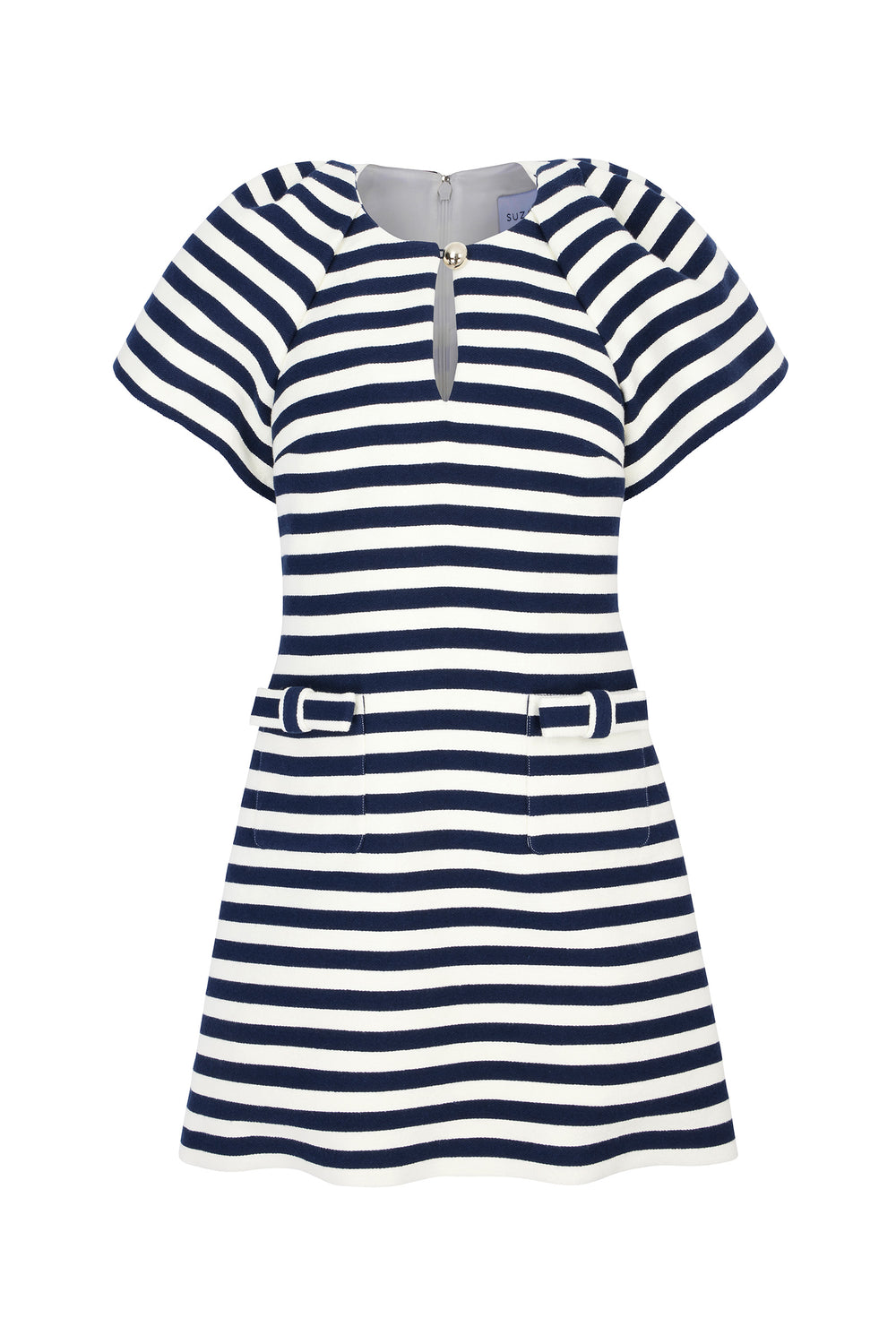 Load image into Gallery viewer, Ruthie Retro Stripe Mini Dress