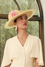 Load image into Gallery viewer, The Sackville Rosé Boater x Edwina Ibbotson
