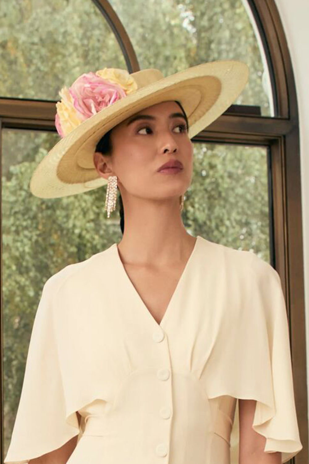 Load image into Gallery viewer, The Sackville Rosé Boater x Edwina Ibbotson