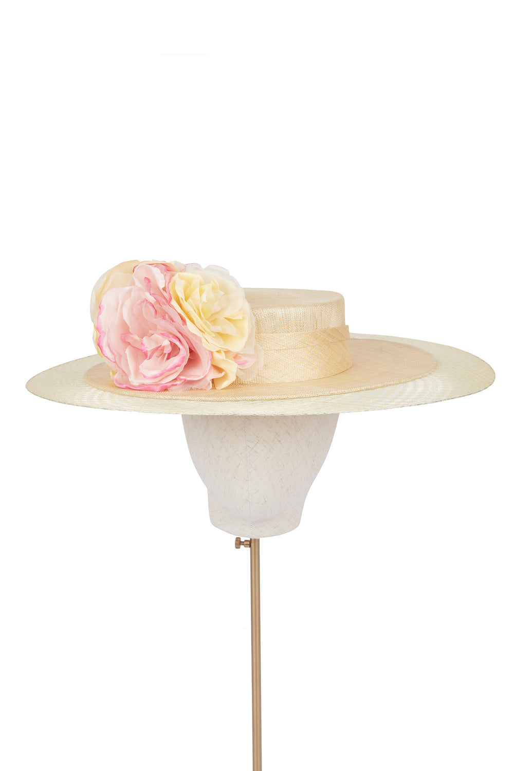 Load image into Gallery viewer, The Sackville Rosé Boater x Edwina Ibbotson