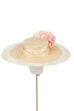 Load image into Gallery viewer, The Sackville Rosé Boater x Edwina Ibbotson