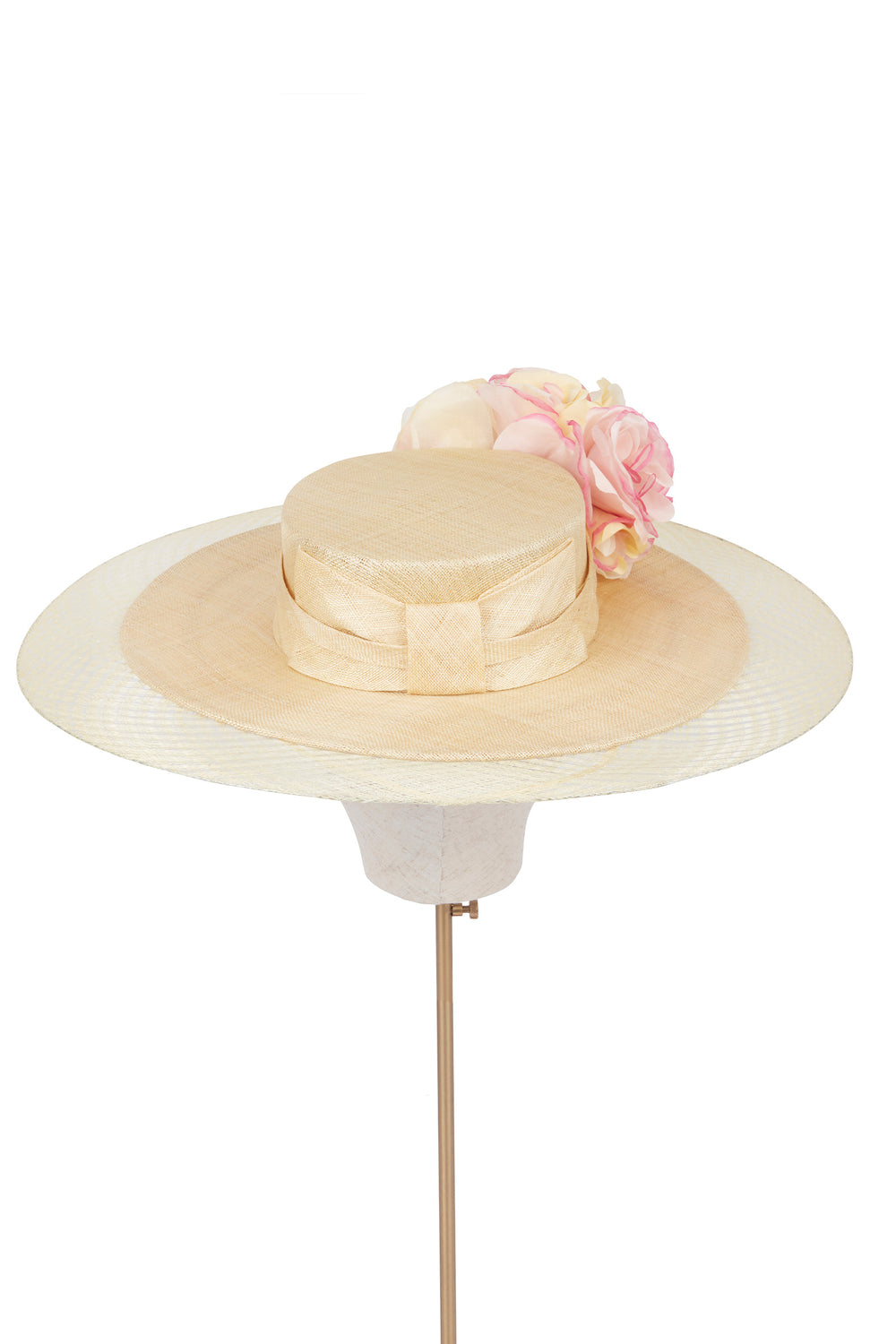 Load image into Gallery viewer, The Sackville Rosé Boater x Edwina Ibbotson