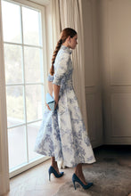 Load image into Gallery viewer, Sakura Shirt Dress Soft Blues