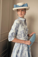 Load image into Gallery viewer, Ravello Straw Hat China Blue