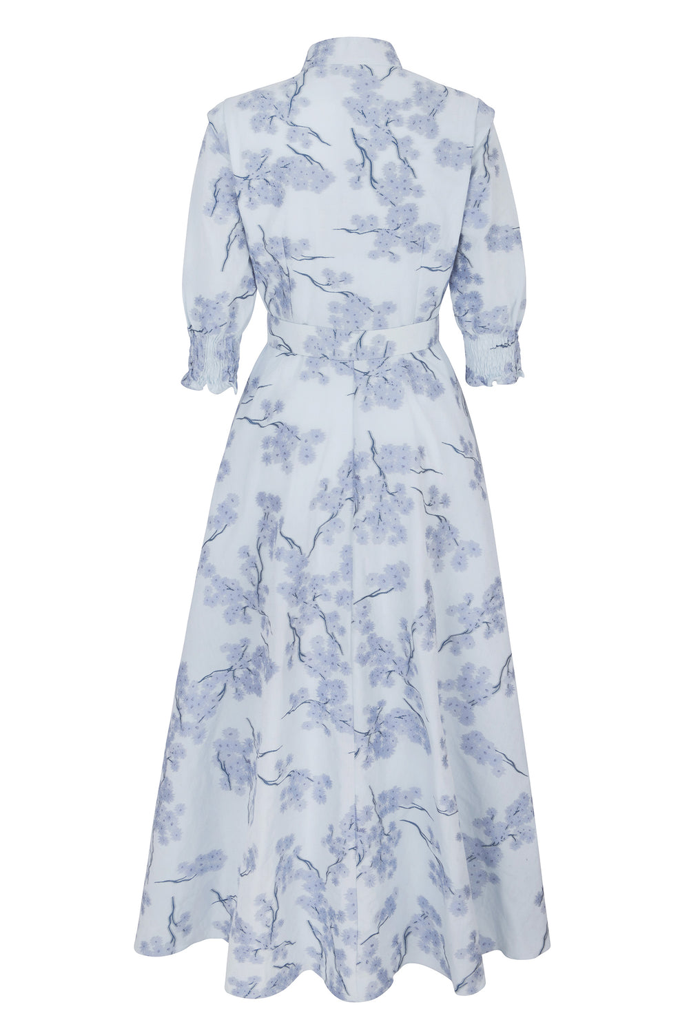 Load image into Gallery viewer, Sakura Shirt Dress Soft Blues