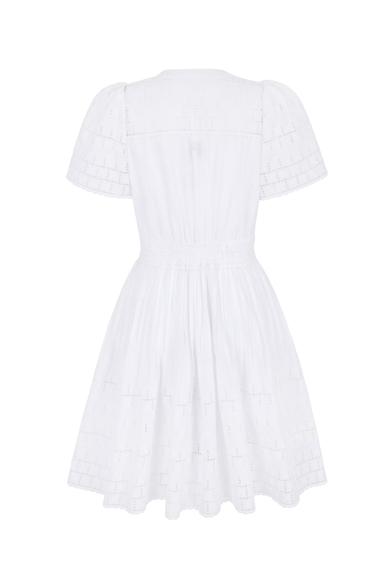 Load image into Gallery viewer, Sam Broderie Anglaise White Dress
