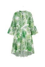 Load image into Gallery viewer, Sandy Palm Fronds Print Kaftan Dress