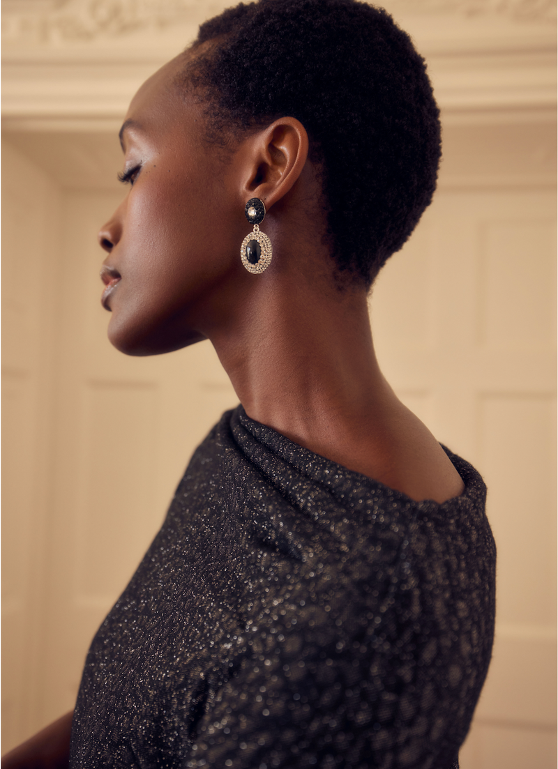Load image into Gallery viewer, High Neck Stretch Metallic Top ARCHIVE SALE