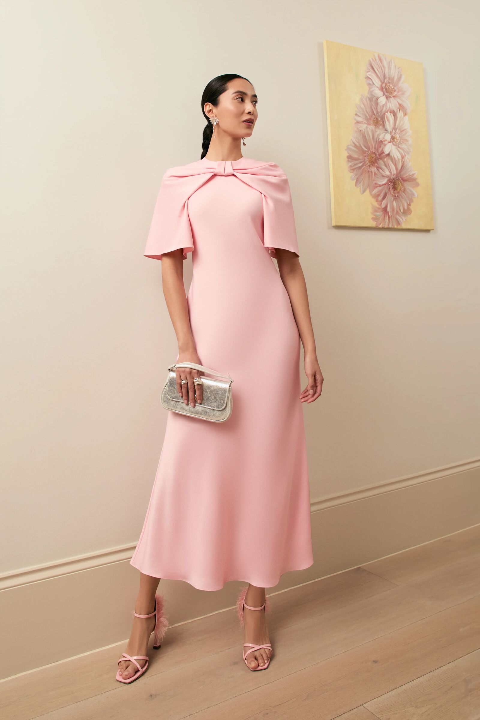Shenyue Dress Vibrant Pink