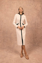 Load image into Gallery viewer, Simple Coat Dress Sequin Tweed