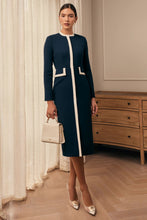 Load image into Gallery viewer, Simple Coat Dress Navy