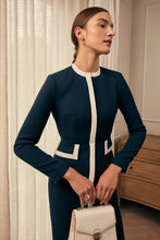 Load image into Gallery viewer, Simple Coat Dress Navy