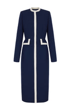Load image into Gallery viewer, Simple Coat Dress Navy