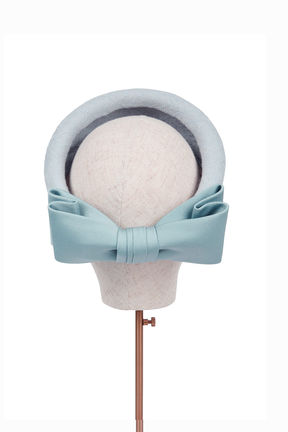 Load image into Gallery viewer, Ribbon Tweed Halo Dusty Blue x Jane Taylor