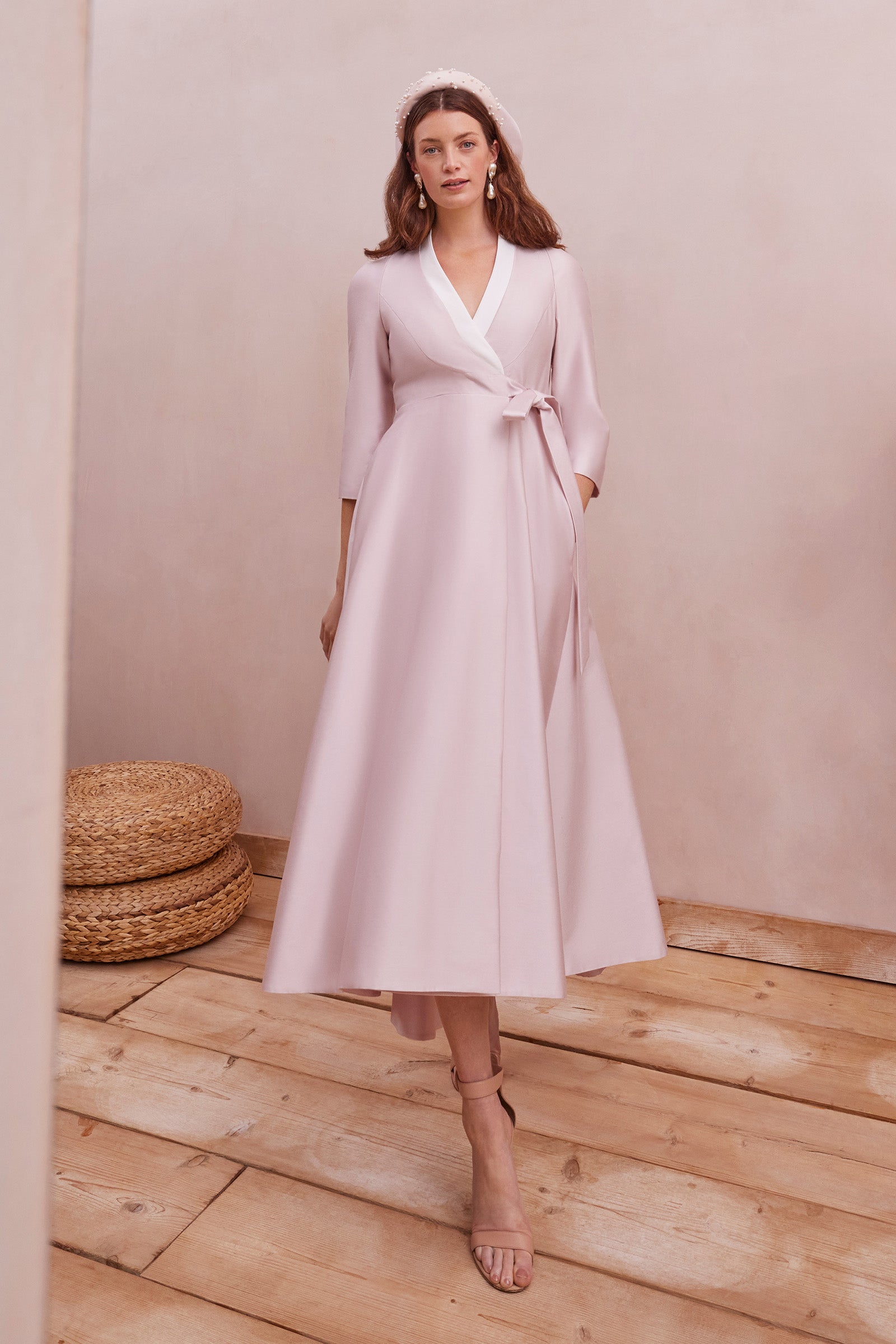 Sophie Coat Blush Pink | Luxury Occasion Coat Dress Sophie Coat Blush Pink | Luxury Occasion Coat Dress