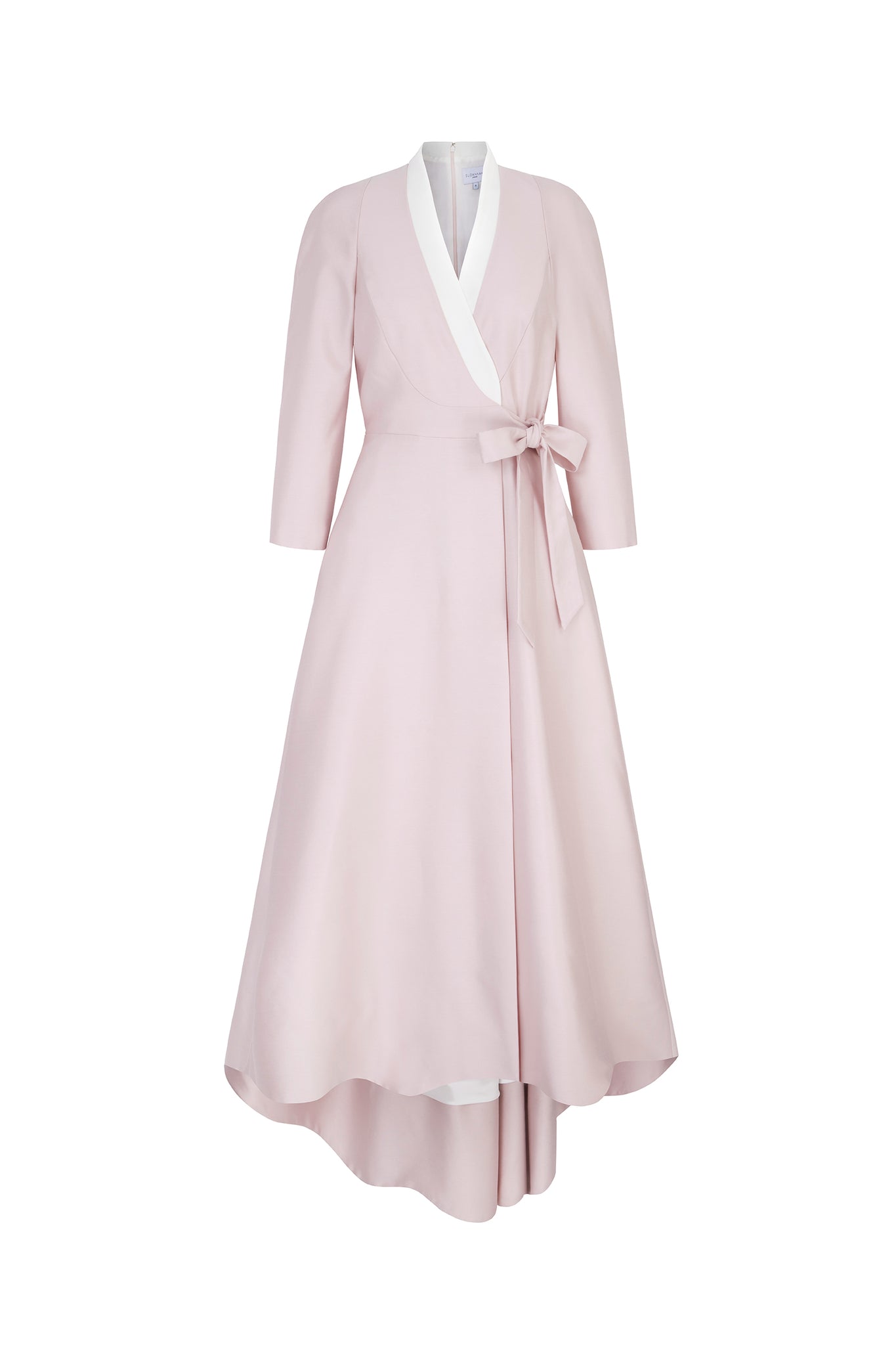 Sophie Coat Blush Pink Luxury Occasion Coat Dress Suzannah London