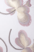 Load image into Gallery viewer, Embroidered Cashmere and Cotton  Hydrangea Leaf Cushion x Marieluise Bantel