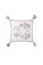 Load image into Gallery viewer, Embroidered Cashmere and Cotton  Hydrangea Leaf Cushion x Marieluise Bantel