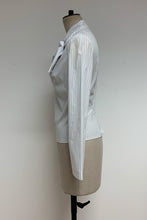 Load image into Gallery viewer, Stripe White and Blue Top/Blouse - ARCHIVE SALE