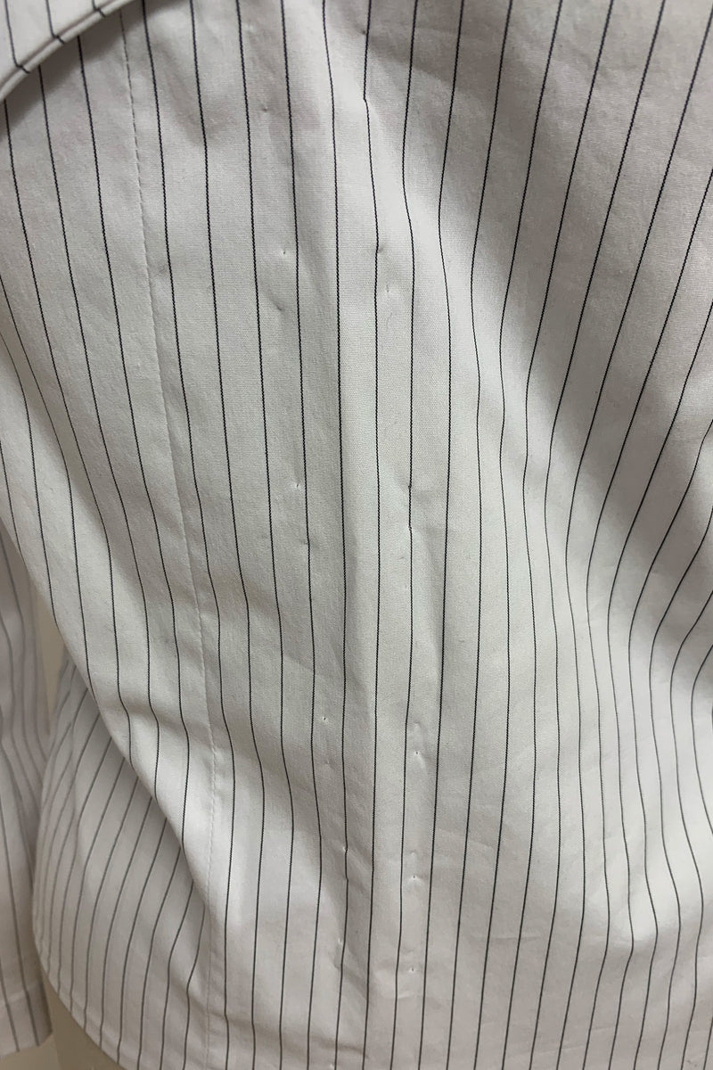 Load image into Gallery viewer, Stripe White and Blue Top/Blouse - ARCHIVE SALE