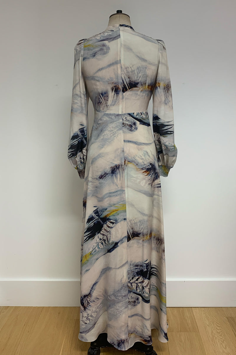 Load image into Gallery viewer, Gloria Tea Dress Feathers - ARHCIVE SALE