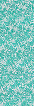 Load image into Gallery viewer, Teal Mini Heart Leaves Crepe De Chine
