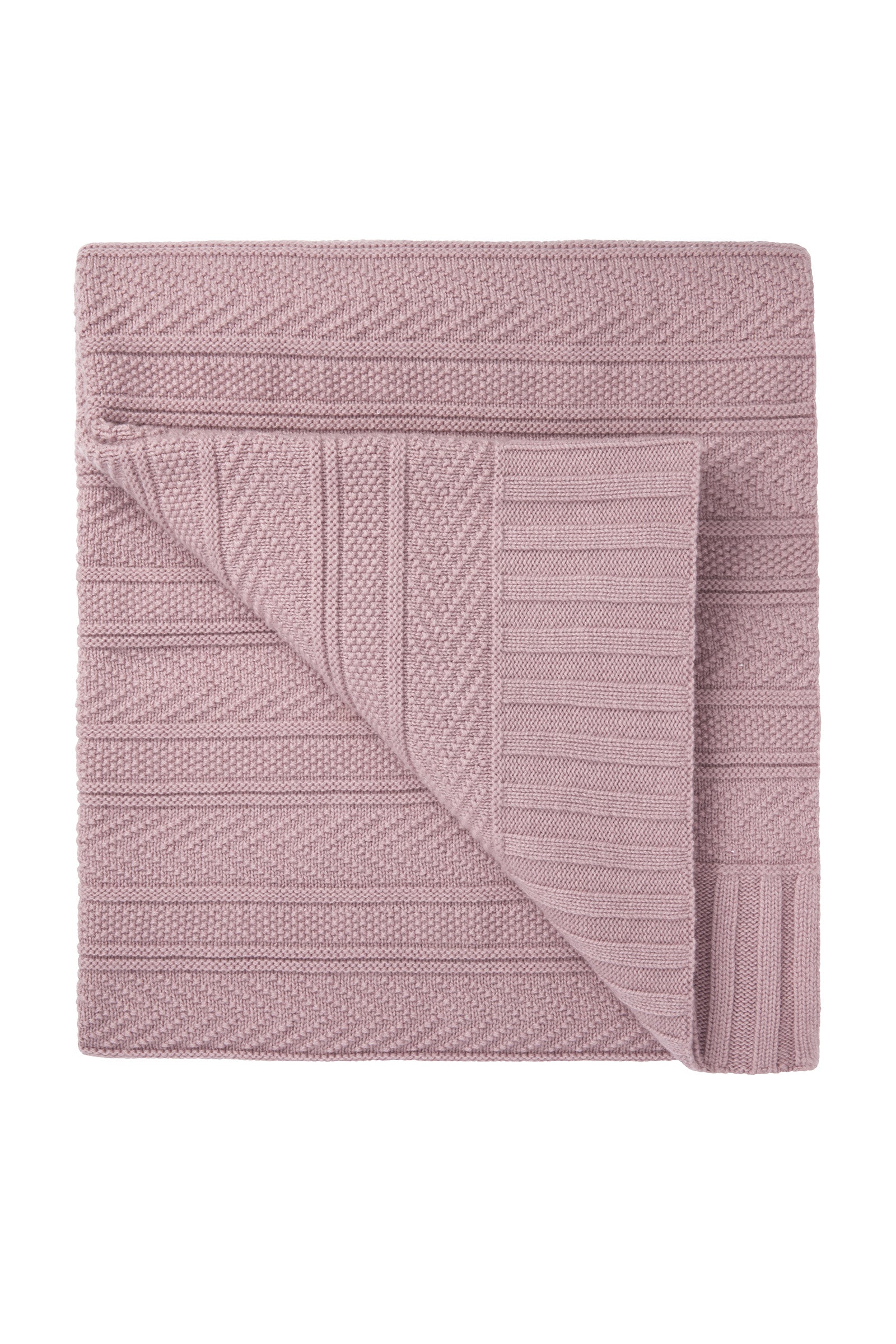 Moorland Pink Cashmere Blanket