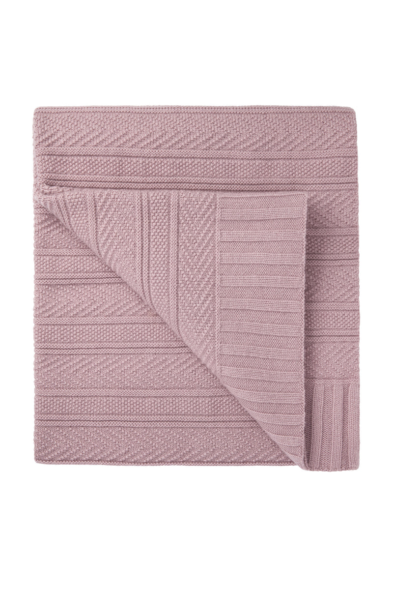 Moorland Pink Cashmere Blanket