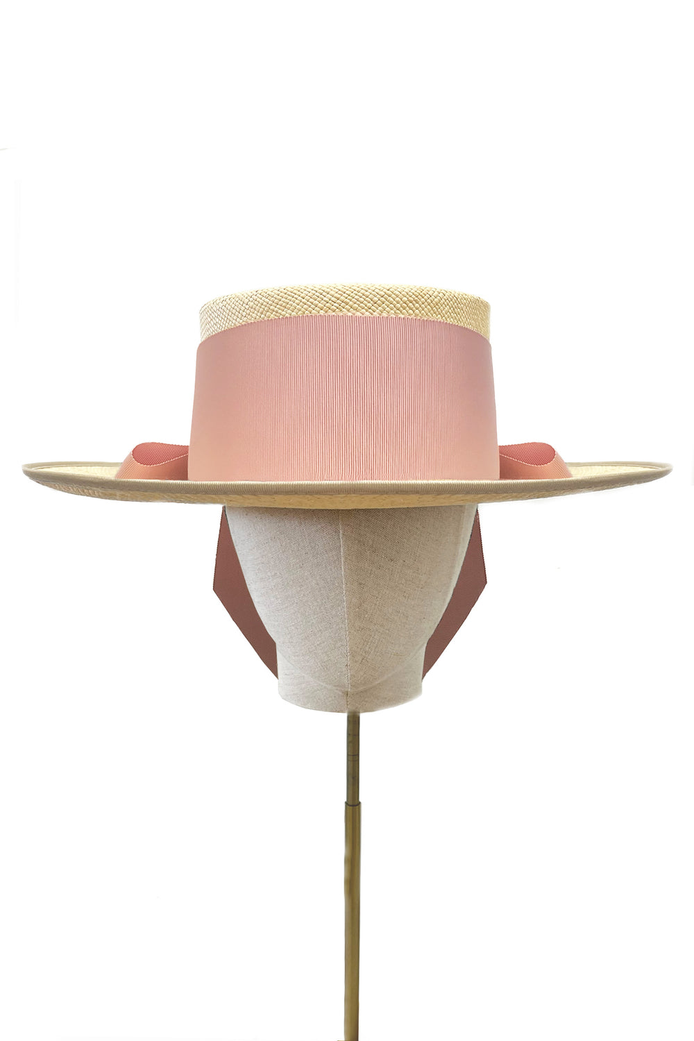 Load image into Gallery viewer, Toulouse Boater Pink x Ruth Ravenscroft