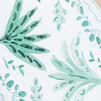 Beach Cotton Pochette Bag Trailing Leaves x Susannah Garrod