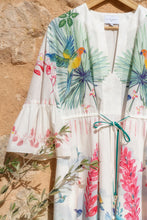 Load image into Gallery viewer, Tropical Caribbean Cotton Kaftan Dress x Susannah Garrod