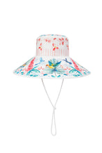 Load image into Gallery viewer, Tropical Caribbean Cotton Sun Hat x Susannah Garrod x Ruth Ravenscroft