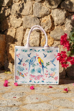 Load image into Gallery viewer, Tropical Caribbean Canvas Tote Bag x Susannah Garrod