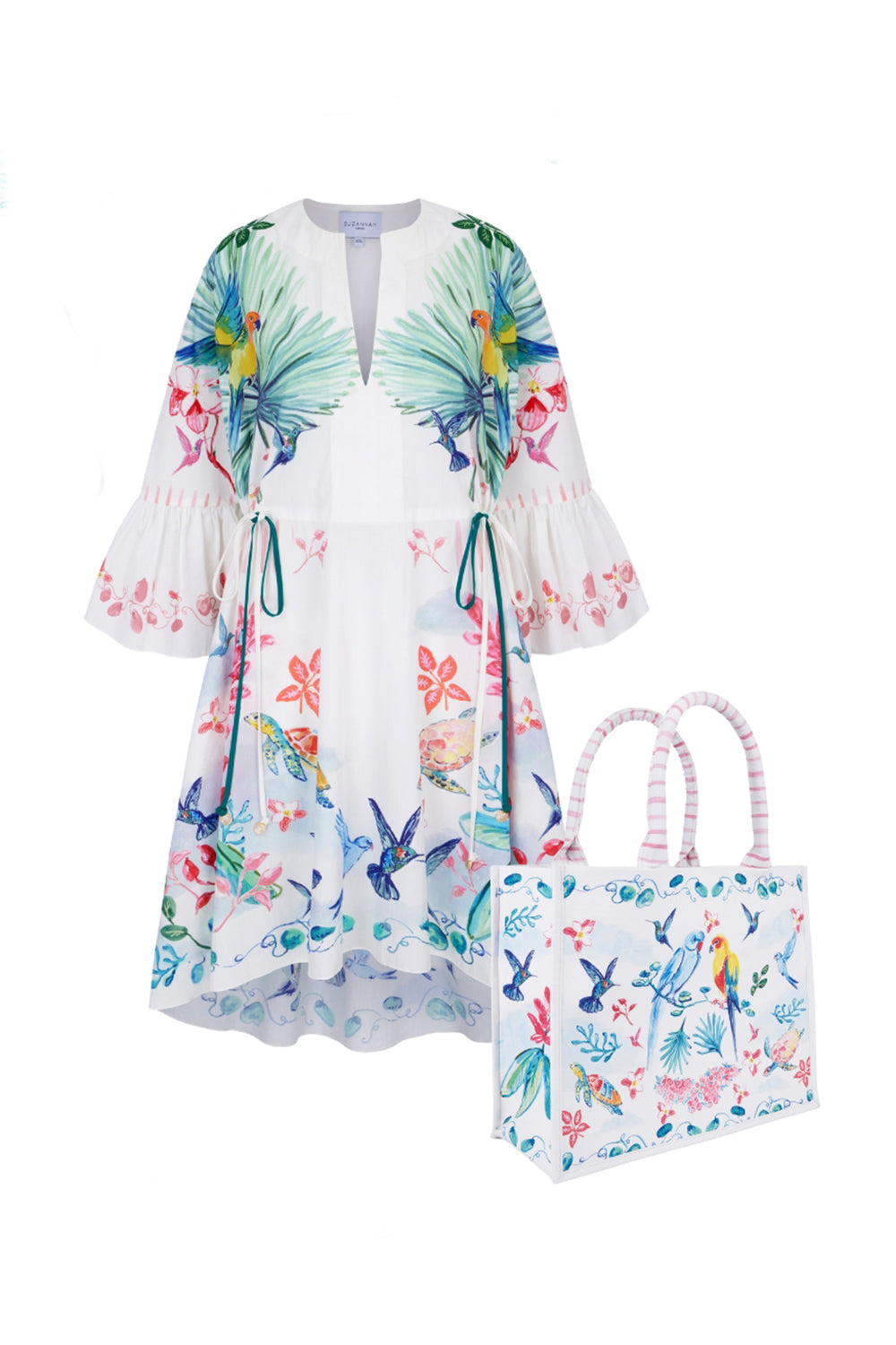 Load image into Gallery viewer, Tropical Caribbean Cotton Set X Susannah Garrod