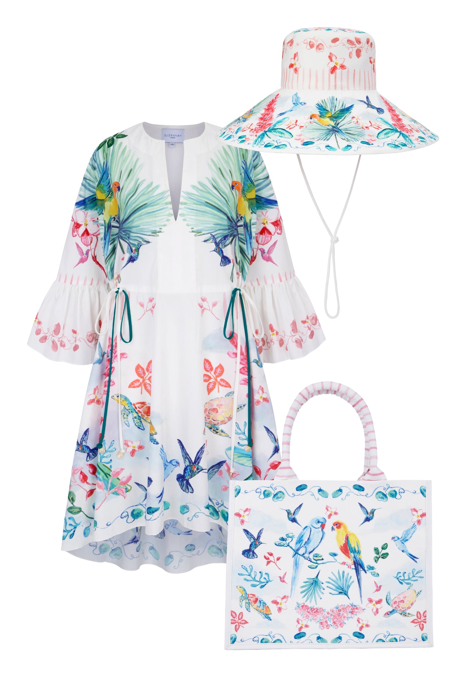 Tropical Caribbean Cotton Set x Susannah Garrod